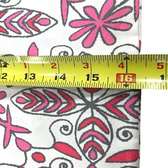 Throw Pillow Covers Boho Square Floral Swirls Doodles Pink Tribal Hippie - Picture 8 of 10